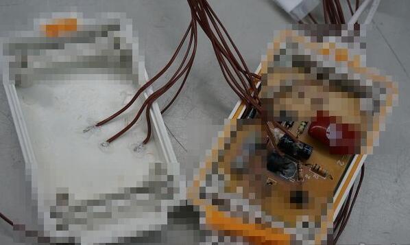 除了電路板及電容部分，也會在對應(yīng)的外殼相對位置黏貼感溫線，看看過程中是否會將熱傳遞到外殼。